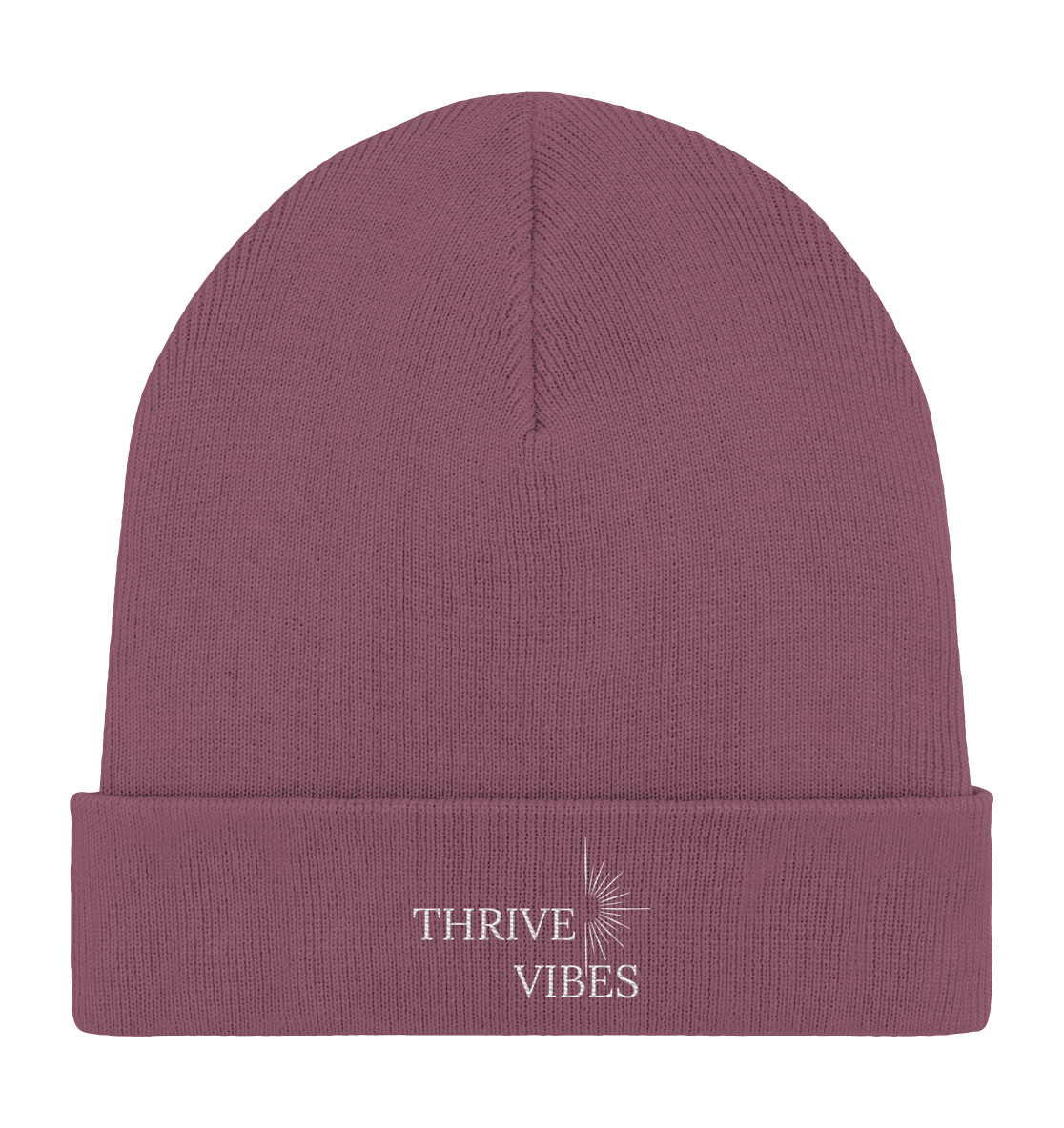 Rib Beanie - Dunkel